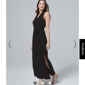 WHBM Black Maxi 14 EUC & Flattering